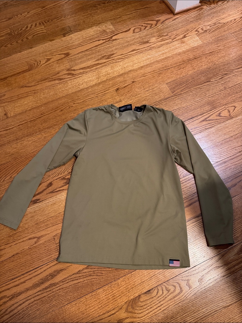 Men’s GoRuck rucking long sleeve t-shirt. Medium. Olive green color. 🇺🇸